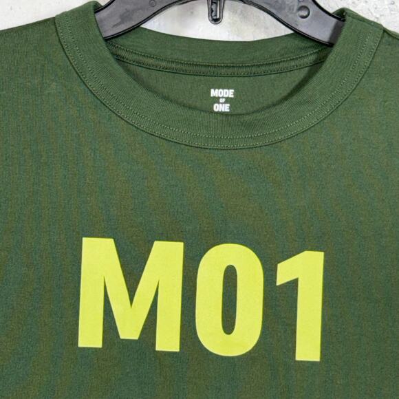 Mode of One Men's Relaxed-Fit MO1 T-Shirt, green Small $55 - Picture 2 of 6
